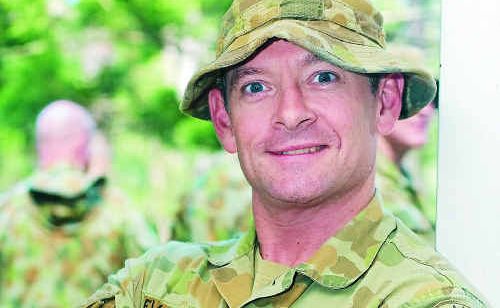 Chris Evans is ready to serve in East Timor.